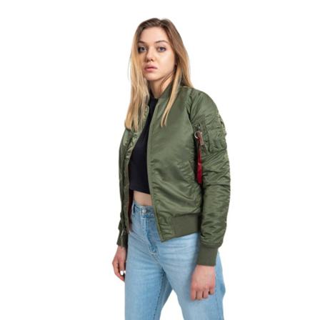 Alpha Industries Ma-1 VF 59 133009 01 Jakke Grøn, Dame