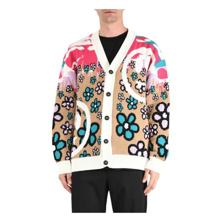 Barrow Barrow Cardigan multicolor Brun, Herre Cardigans, Størrelse: XL