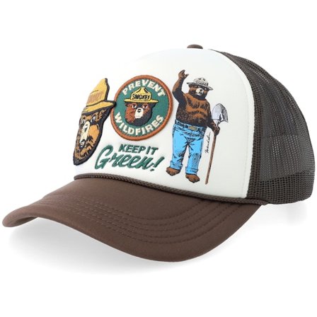 American Needle - Bruin trucker Cap - Roscoe Iconic Foamy White/Brown Trucker @ Hatstore