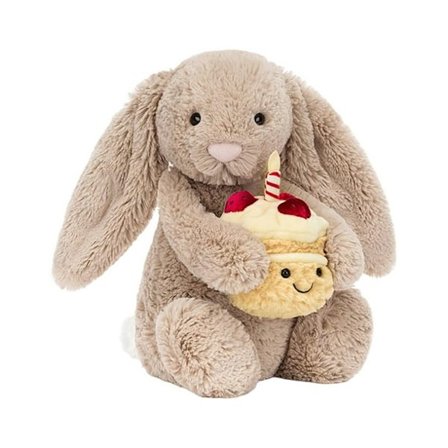 Jellycat Kanin Mjukisdjur, Kanin Jellycats Nyckelring, 30 cm Jellycats Söta Mjukisdjur