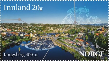 Norge - Kongsberg - Postfrisk frimærke