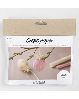 Hobbysett Kreppapir Egg - Creativ Company