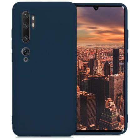 Silikonskal Till Xiaomi Mi Note 10 - Navy Blue Svart