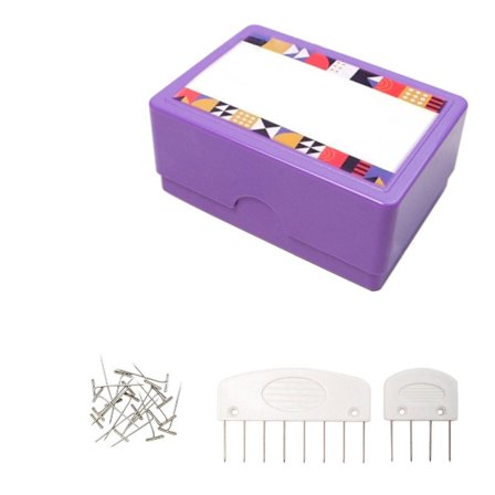 Strikke Blokkeringsnåle Sæt, Sæt med 20 Strikke Blokkeringskamme til Blokering af Strik