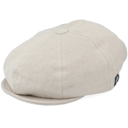 Kinder CTH Ericson - Beige flatcap Cap - Kinder Theodor Jr. Slub Kakhi Dat Cap / Unstructured @ Hatstore