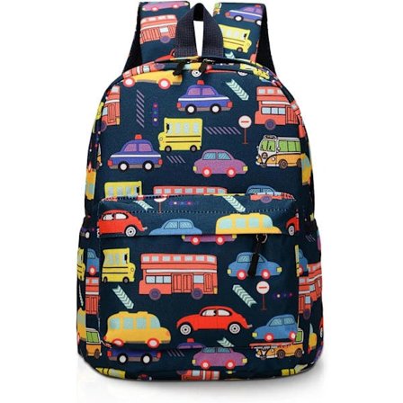 Cute Backpack School Bag, Multifunctional Storage Waterproof Nylon Large Backpack Elementary School Bookbag for Girls Boys 3-8 Years Old