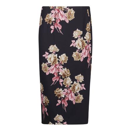 Blumarine Printed Rok , Zwart , Dames , Maat: S Midirokken