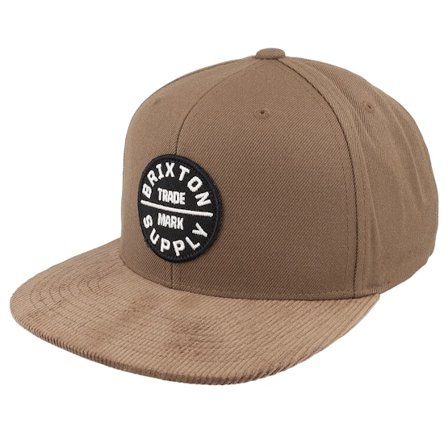 Brixton - Brun snapback Kasket - Oath Iii Dark Earth/Dark Earth Snapback @ Hatstore