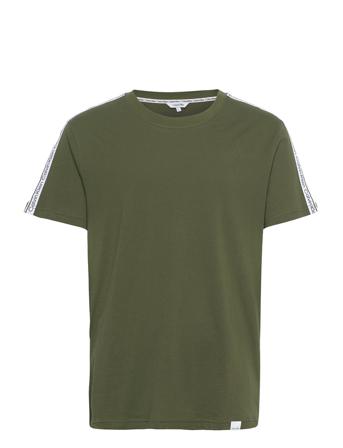 Relaxed Crew Tee-Tape T-shirts Short-sleeved Grønn Calvin Klein
