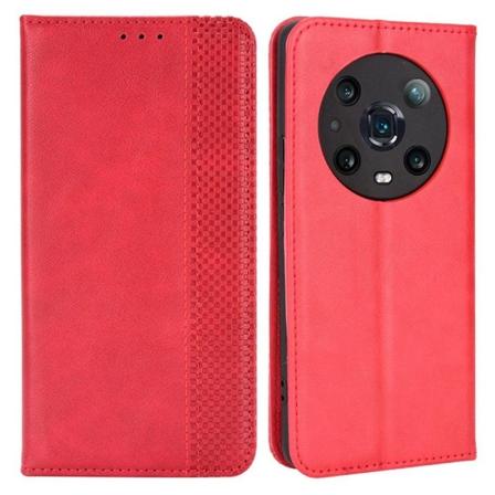 Bofink Vintage Honor Magic4 Pro nahkakotelo - Punainen Red