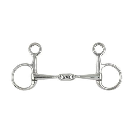 Shires Sugtablett Hästhängande Kind Snaffle Bit 5.5in Silver