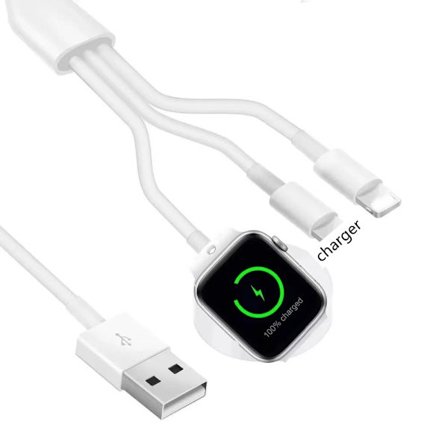 Passer for iwatch1-7 SE Apple Watch Magnetisk Trådløs Lading