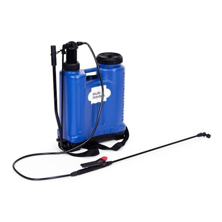 Rygsprøjte 16L, have, håndholdt, 2-4 bar, lang lanse, 4 dyser, stropper, MultiGarden