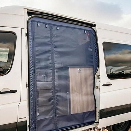 Magnetisk Myggenet til Bil – Passer til Dør & Bagklap, Universel Model, Oprulningsbar & Let at Opbevare