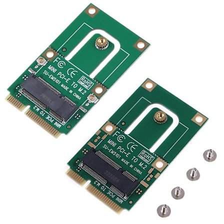 Mini Pci-e til M.2 Adapterkort Konverter Pcie Wifi Kort Ngfff Nøgle E Grænseflade