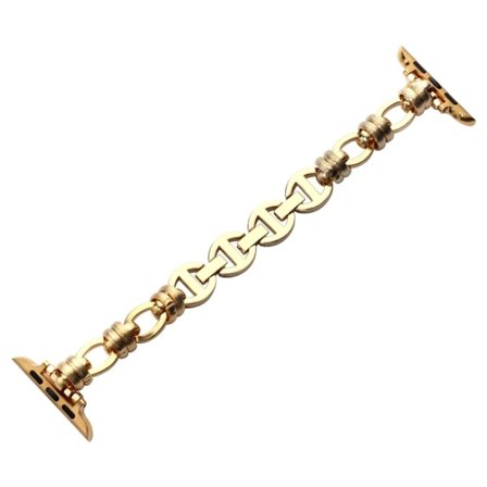 Apple Watch (41mm) klockarmband i rostfritt stål i punk-stil - Guld