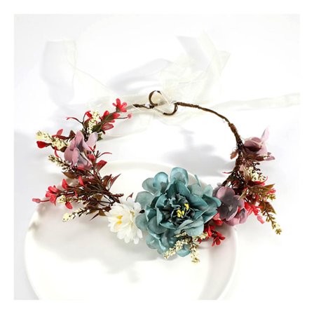 Blomsterkrans Blomsterkrans Hodebånd Blomsterhodeplagg For Festival Bryllup