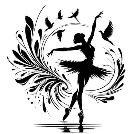 Balett Dans Affisch A4