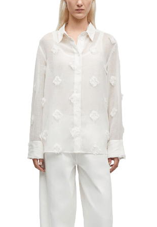 SAMSOE SANOT SHIRT 15642 Skjortor Dam Beige S