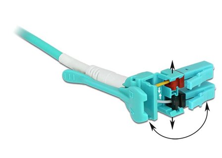 Delock nettverkskabel - 10 m - akvamarin