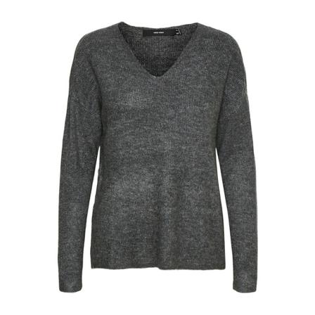 V-hals trui voor vrouwen Vero Moda vmcrewlefile , Grijs , Dames , Maat: S