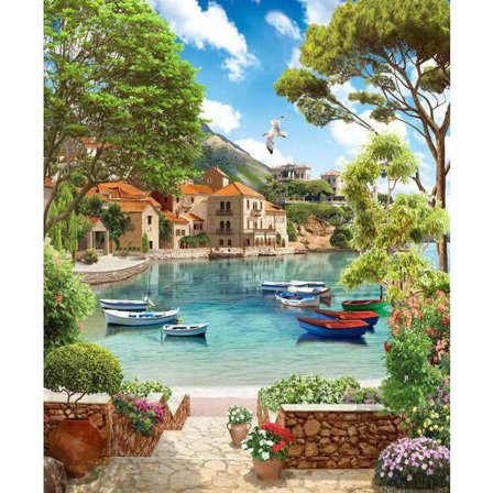 30x40cm Diamant Maleri DIY Fuld Diamant Sticker - DW287