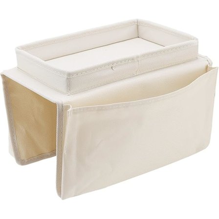 Soffabrett Bordklemme på Sidebord, Sammenleggbart Soffaarmsbord Avtakbart Armlenbrett for Å Spise og Drikke-FM-