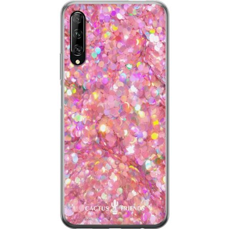 Yhteensopiva Puhelinkuori Huawei Huawei P smart Pro 2019 Cactus and Friends – PinkGlitter
