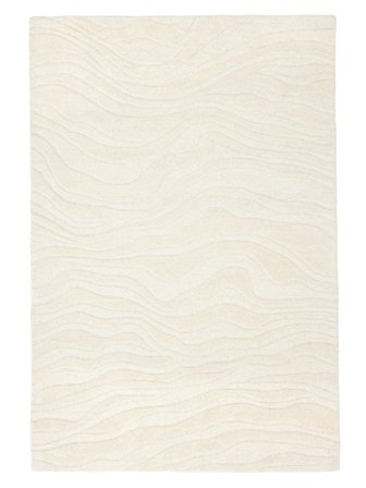 Petit Marble Tapis - Blanc 140X200 Laine