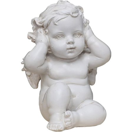 Enkelin patsas puutarhapatsas muistolahja veistos, paras puutarhan taide deco patio, nurmikko, puutarhan sisustus patsas enkeli vauva siivillä ei 
