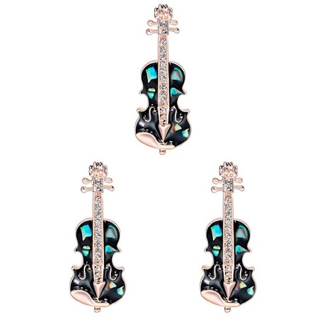 3 st Retro Violin Lapel Pin Utsökt Violin Brosch Pin Väska Kappa Tillbehör Pin