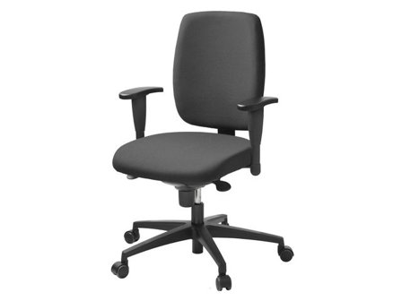 LANAB DESIGN Kontorsstol LD6135 grå m armstöd - Lyreco - Kontorsmöbler och inredning - Stolar och sittmöbler - Kontorsstolar