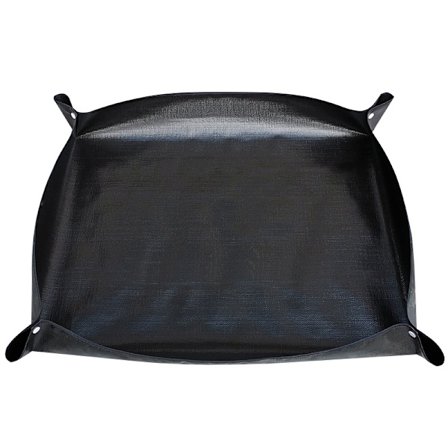 Växt Omplanteringsmatta - 100 x 100 cm - Kvadratisk - Bärbar - Omplanteringsbricka - Vikbar - Vattentät Omplanteringsduk - Svart