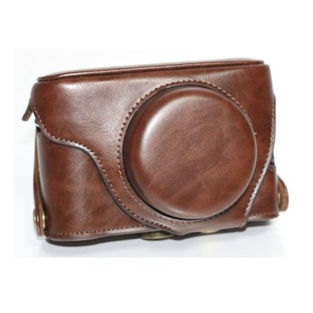 Fuji X100 / X100F / X100S laadukas suojakotelo - Kahvi