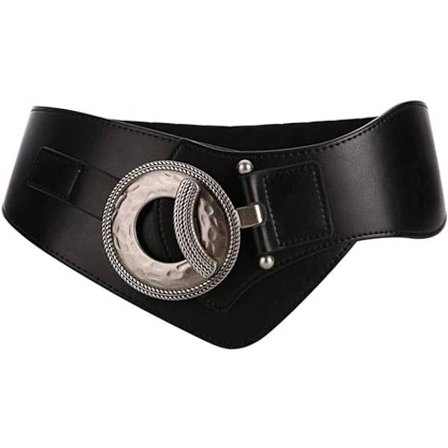 Bælte (Sort) Kvinder Stræk Bælte Elastisk Bælte Taljebælte Kvinder Bredt