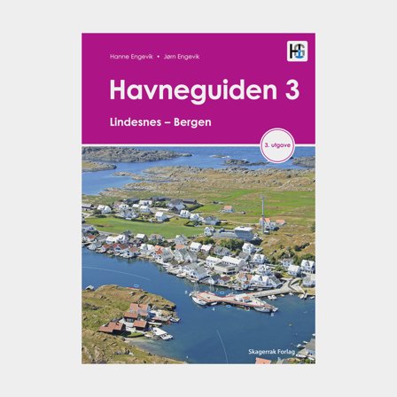 Guía de puertos Skagerrak Förlag Havneguiden 3, Lindesnes - Bergen, edición 3, texto en noruego