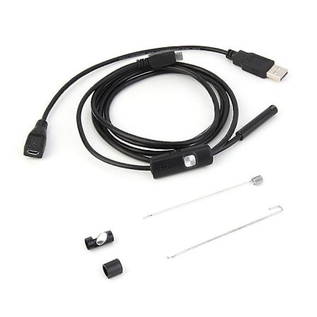 7mm Vattentät Endoskopkamera för Android 1.5m