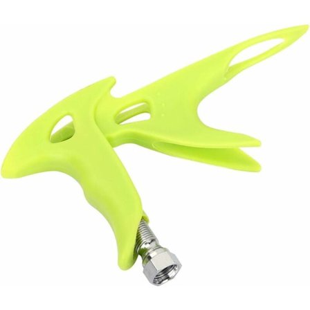 Lättgreppat airbrush-stativ tillverkat av hårdplast med mutterfäste, gör användningen av airbrush-pistolen bekvämare