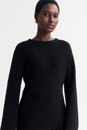 Soft Goat - Boucle Top - L - Black