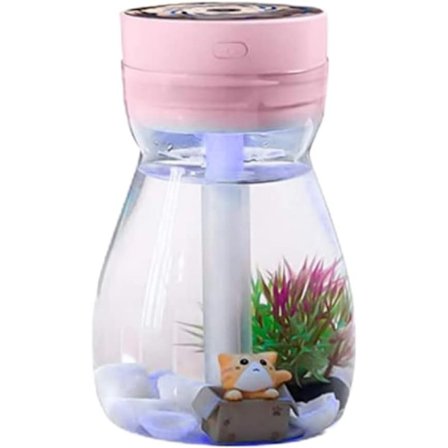 Luftrenare, LED-nattljus dimma luftfuktare USB hemmakontor sovrum luftfuktare frisk luft