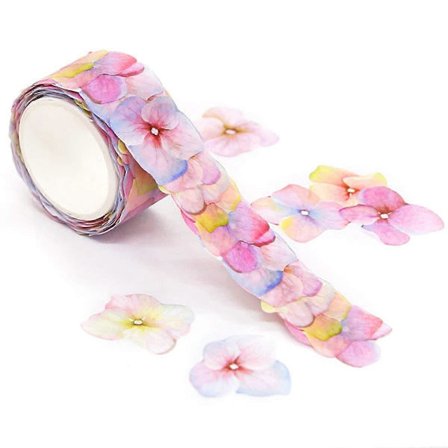 Rulle Maskering Scrapbook Klistermärke Klister Papper Blomsterblad Tejp Washi Tejp