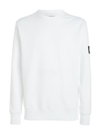 Badge Crew Neck Tops Sweat-shirts & Hoodies Sweat-shirts White Calvin Klein Jeans