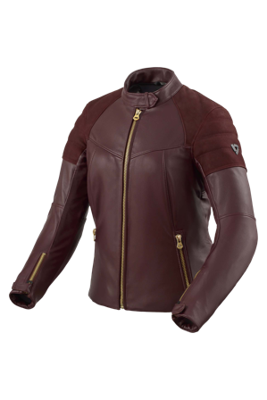 Motorradjacke REV'IT! London Damen Aubergine 44