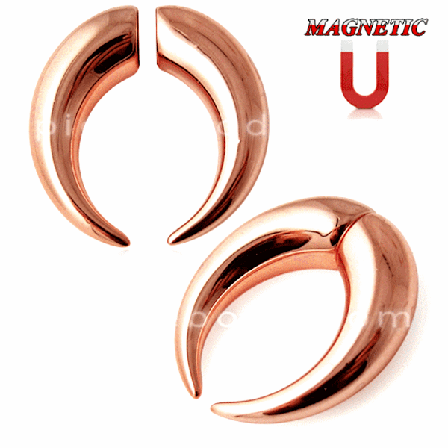 Rose Gold UV Magneettiset Vääriä Korvakorut PARI