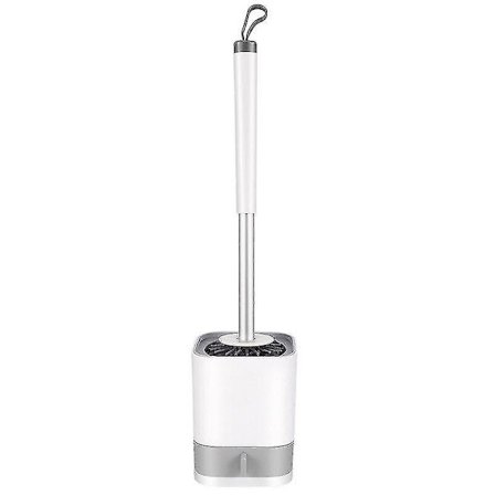 Toalettbørstehodeholder med håndtak, mykt tilbehør til baderom