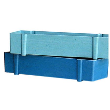 2 st Succulent Serie Rektangulär Kruka Emulational Succulent Växt Kruka Platta Tjock Platta Inomhus Planteringskruka