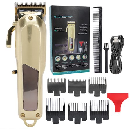 VGR Digital Elektrisk Hårklipper Høy Effekt Menn Hårtrimmer Barberer Hårklippemaskin