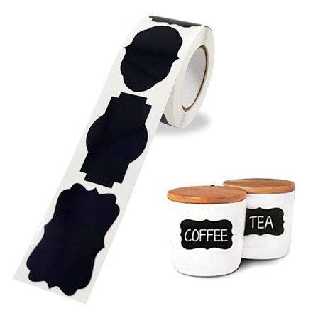 150 st Tavletiketter Griffeletiketter Burkar + Penna