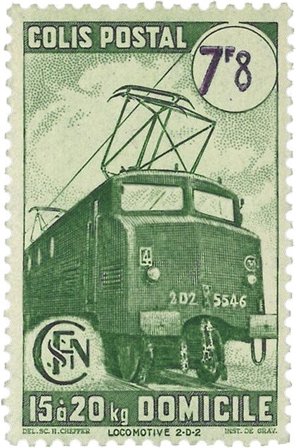 Frankrig - Pakkeporto YT 232A - Ubrugt