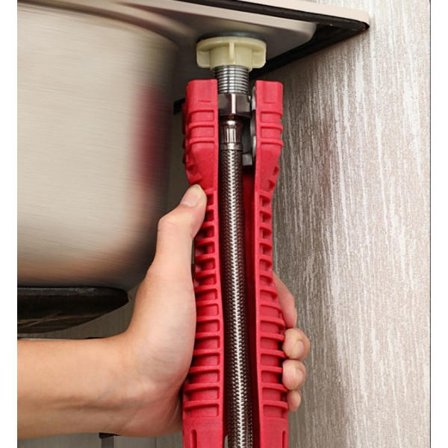 Flume skiftnøkkel vask kran rørleggerarbeid verktøy nøkkel 8 i 1 multifunksjonell engelsk nøkkel reparasjon rørleggerarbeid nøkkel verktøy